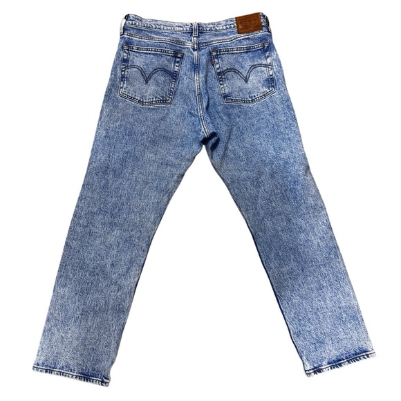 Levi’s Wedgie Straight Light Wash Blue Classic Denim Jeans size: W30 - US 8 - Picture 3 of 10